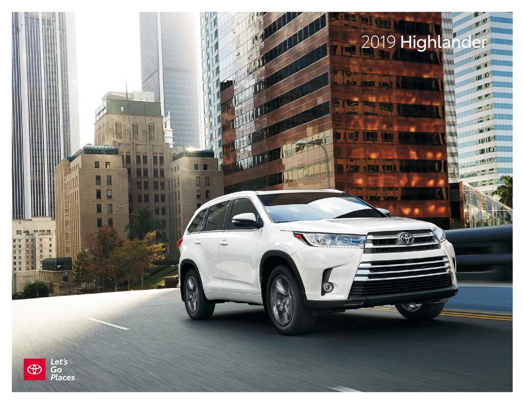 2019 highlander brochure.pdf (2.67 MB) Katalogy a prospekty