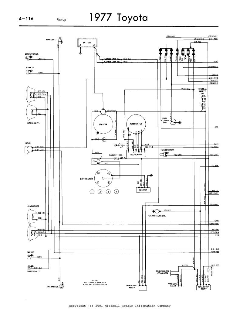 1977 land cruiser fj45 wiring diagram.pdf (111 KB) - Manuály servisní - Anglicky (EN)